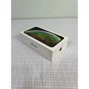 Iphone XS Max Space Gray 256GB Instructions and apple stickers BOX ONLY